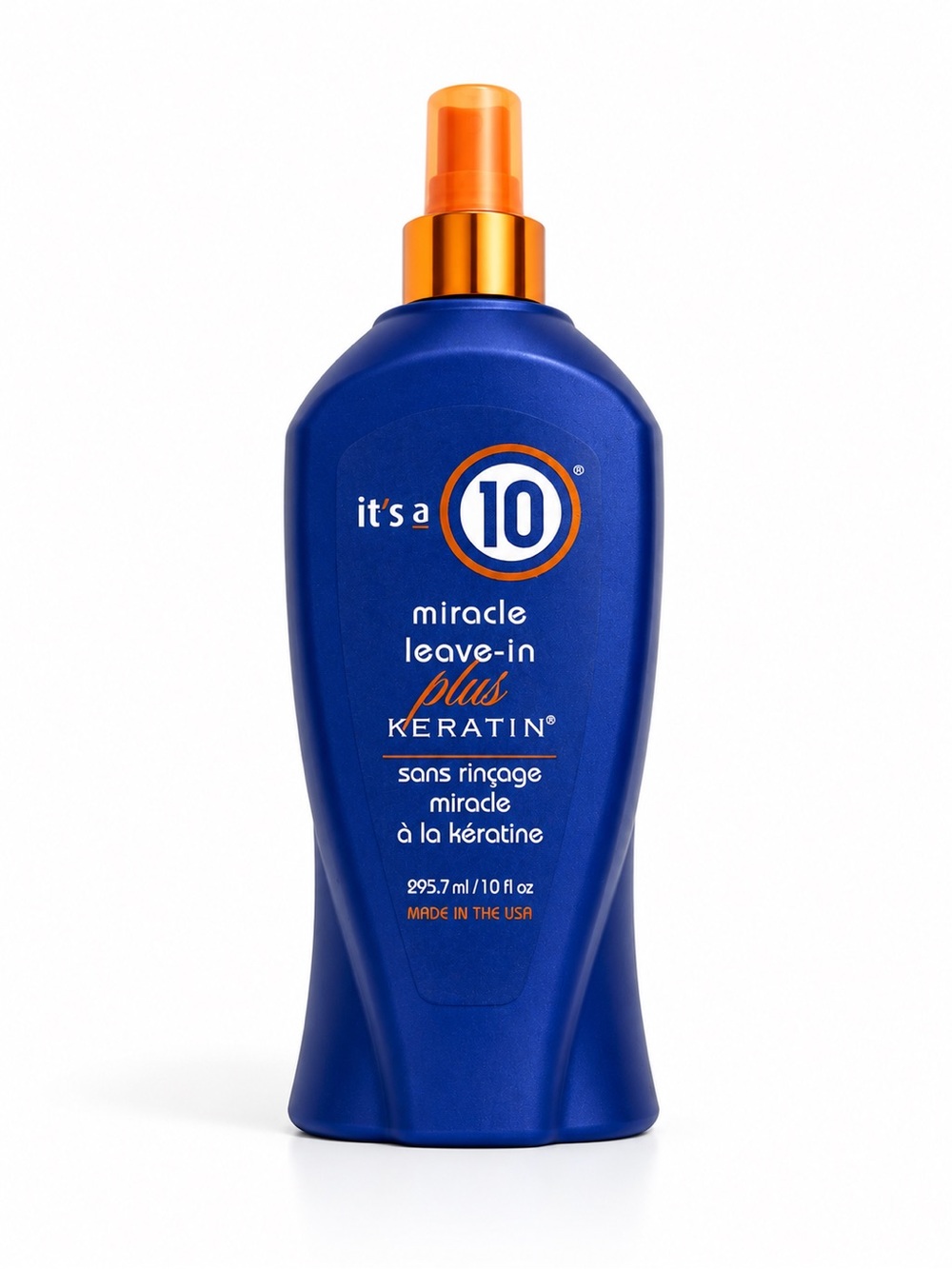 It's a 10 Miracle Leave-In Plus Keratin Spray - Blue with Orange Spray Top